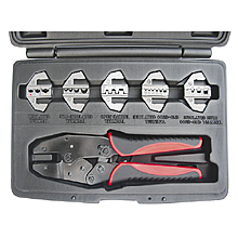 ABE0042 Quick Interchangeable Ratchet Crimping Tool Kit